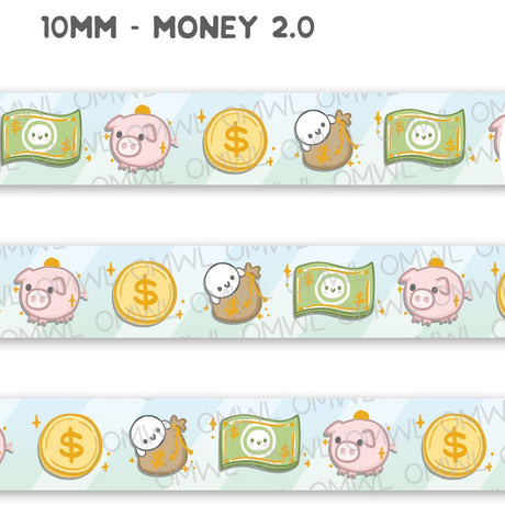 Once More With Love Washi Tape - Money 2.0 + Gold Stars Foil

Super cute finance washi tapes! Perfect for budgeting, banking, anything you need to do with money!

WHAT YOU RECEIVE:

1 roll of exclusively designed washi tape by Once More With Love

These washi tapes are great for decorating your munchkin planner spreads or for creating cards, scrapbook pages, or journals :)

Washi tapes come shrink wrapped. No other packaging provided!


SIZE: 10mm x 10m
MATERIAL: washi tape