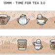 Once More With Love Washi Tape - Time For Tea 2.0 + Satin Champagne Foil

Another highly requested washi tape back with a tiny foil change!

WHAT YOU RECEIVE:

1 roll of exclusively designed washi tape by Once More With Love

These washi tapes are great for decorating your munchkin planner spreads or for creating cards, scrapbook pages, or journals :)

Washi tapes come shrink wrapped. No other packaging provided!


SIZE: 10mm x 10m
MATERIAL: washi tape