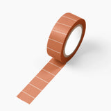 Keep your projects neat and stylish with our Lined Washi Tape. Featuring a clean, minimalist striped design, this tape is perfect for adding structure and elegance to planners, journals, and scrapbooks. Its versatile pattern complements any theme, while the gentle adhesive ensures easy application and removal, making it a must-have for any organized crafter.

Additional Details:
- 15 mm width
- 10 m length
