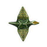Origami crane porcelain chopstick rest / pen rest