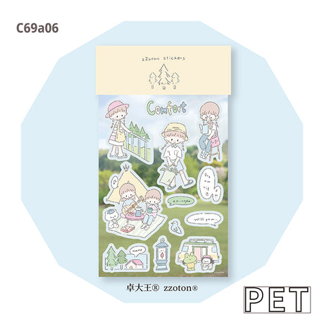 Molinta Sticker Sheet - Park Weekend

&nbsp;Featuring adorable illustrations in Molinta’s signature whimsical style, these stickers are perfect for decorating planners, journals, scrapbooks, and happy mail.

105x148mm
Material: PVC or PET
Includes 1 sticker sheet