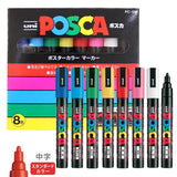 POSCA Paint Marker 8-Color PC-5M Medium