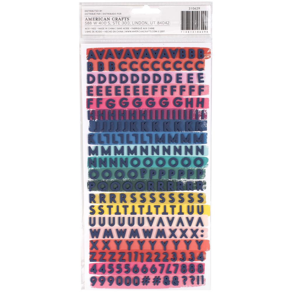 Paige Evans Pick Me Up Thickers Stickers - Happy Life Mini Alpha