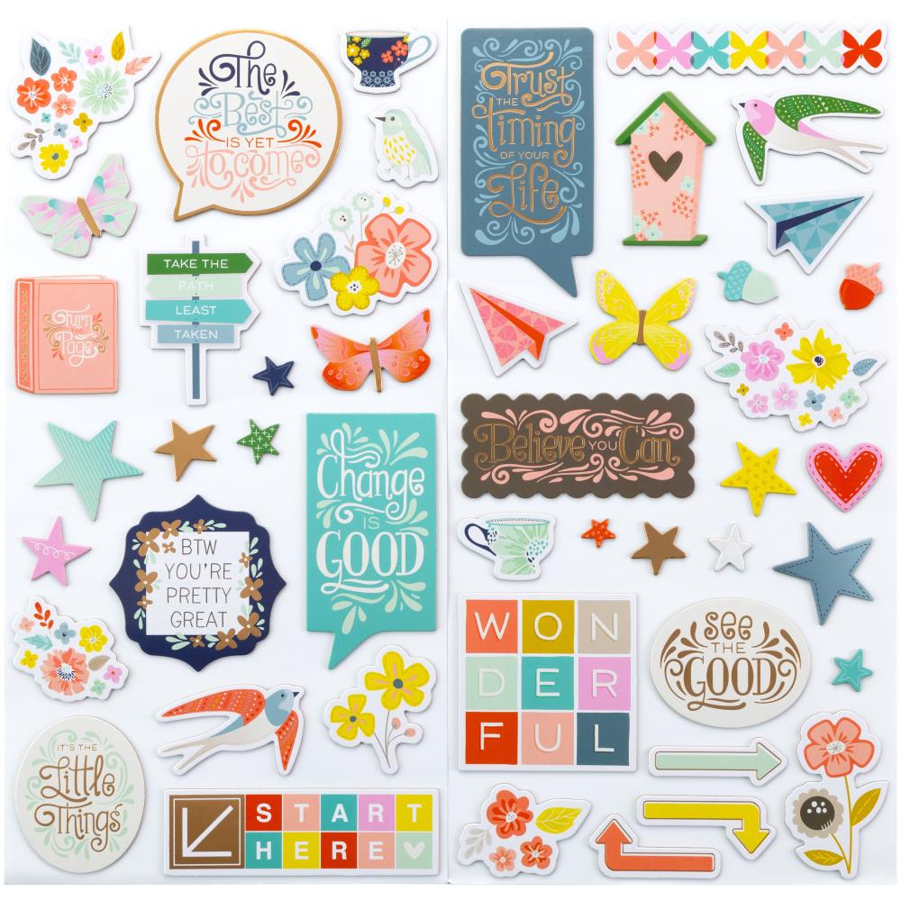 Paige Evans Turn The Page Thickers Stickers
