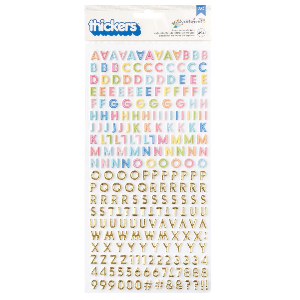 Paige Evans Adventurous Mini Thickers - Alphabet