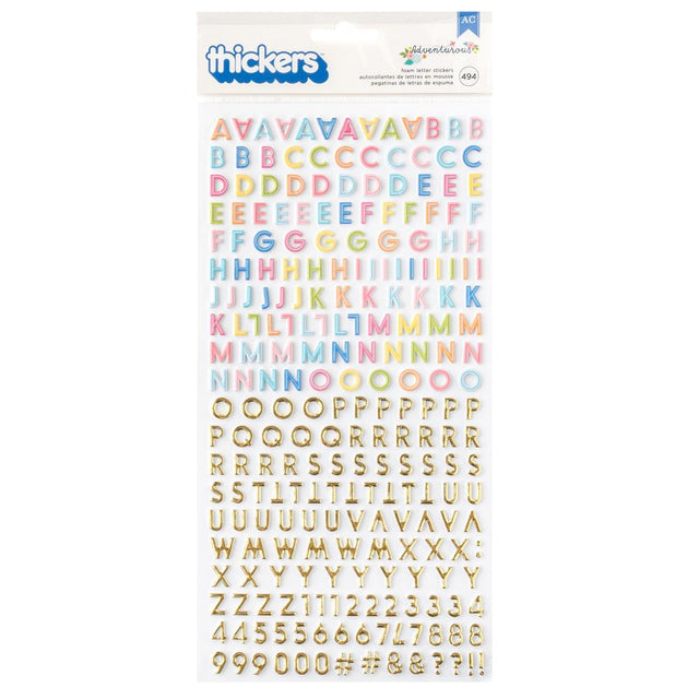 Paige Evans Adventurous Mini Thickers - Alphabet