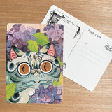 This postcard is full color with rounded corners. The original artwork is a painting on wood.

+ size: 4.25 x 6” standard size, regular postage stamp
+ printed on a ‘toothy’ rag off white color card stock paper
+ FSC 100% recycled environmentally friendly paper
+ created and printed in Portland, OR 


All work and photos ©PAPER PUFFIN Art by K.CARLSON