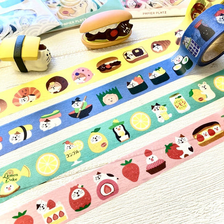 Papier Platz x Concombre Washi Tape - Lemon