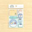 These flake sticky notes are designed by illustrator eric.
They feature a weak adhesive and are die-cut so you can write on them with water-based pens, oil-based pens, or pencils.
Perfect for quick notes or adding decoration to your planner.

7 designs x 20 each (Total 140pcs)
Weak-adhesive
Includes 1 pack