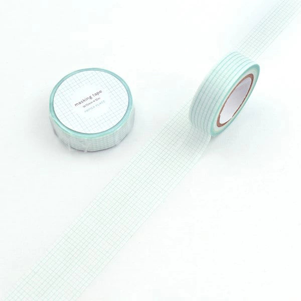 This is a masking tape with an original PAPIER PLATZ design. Add a creative touch to any project with this beautiful soft color grid washi tape! Perfect for crafts, journaling, snail mail, and more.&nbsp;

Size:&nbsp;15mm x 10m&nbsp;
Made in Japan