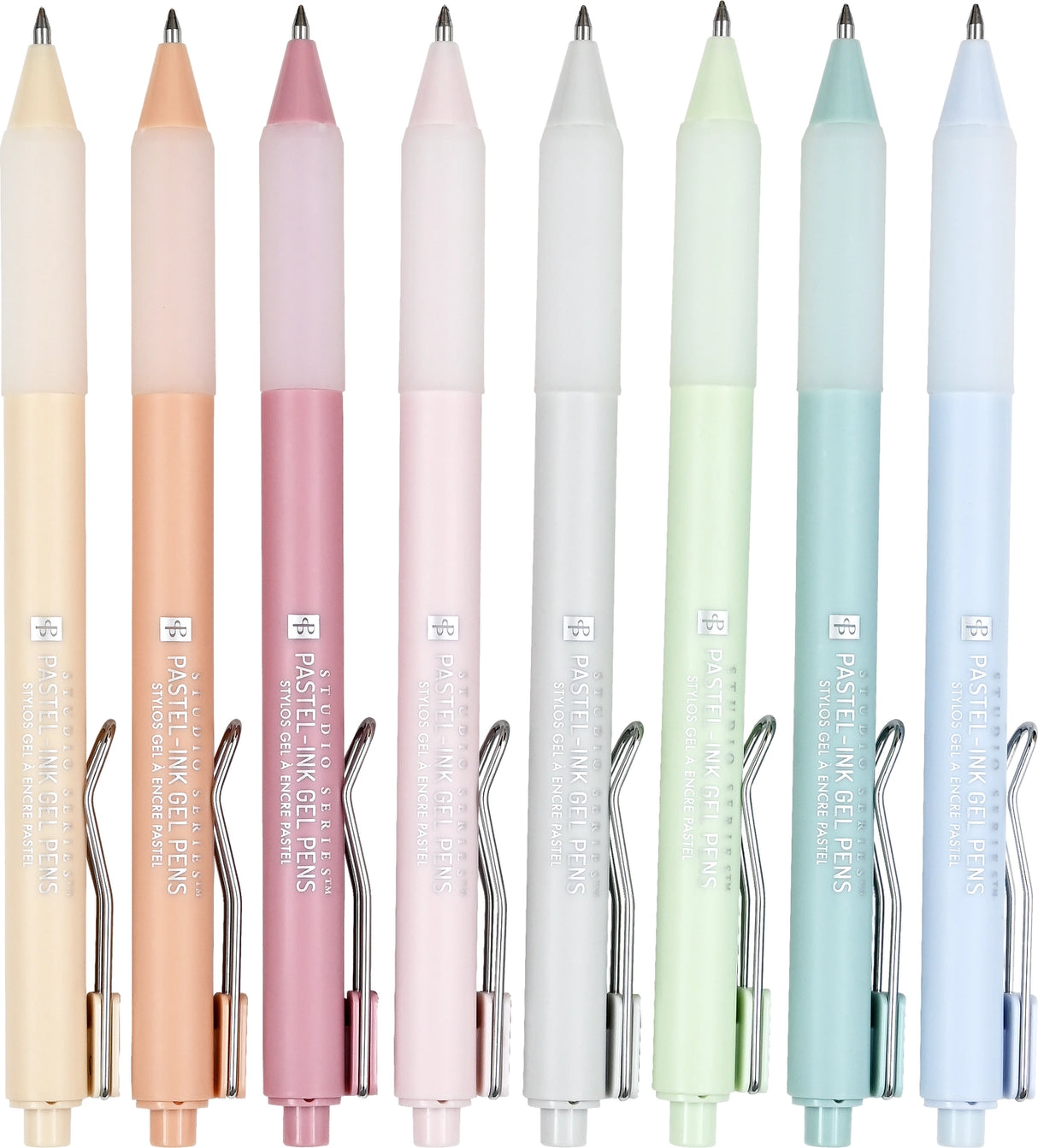 Quick-drying fine-tip gel pens with expressive pastel colors provide a seamless flow of ink for a flawless writing experience! Retractable gel pens are perfect for intricate journaling, drawing, planning, and more!

Ultra-fine 0.5 mm tips for precision writing. Smudge-free. No bleed-through. Choose from a palette of 8 pastel-ink colors to bring personal style to all your writing projects. Perfect for sketching, note-taking, and correspondence. 8 different pastel colors range from gray, blue, and green, to t