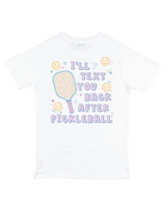 Camiseta Pickleball Callie blanca