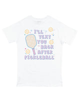 Camiseta Pickleball Callie blanca