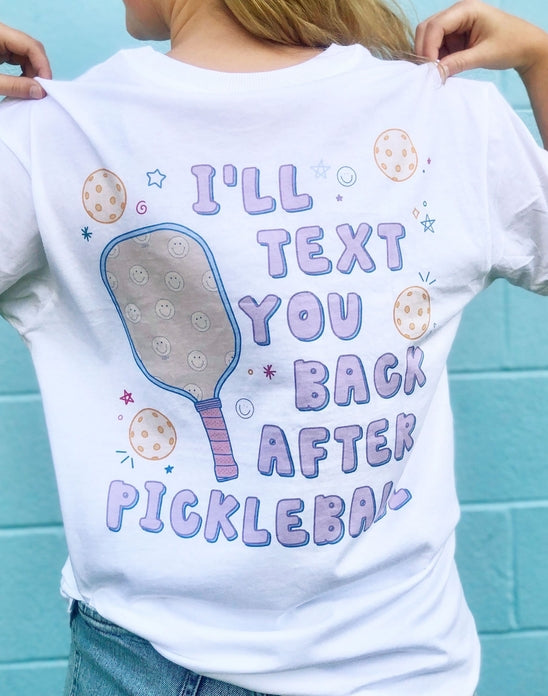Camiseta Pickleball Callie blanca