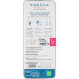 Kakuno is a delightful, new fountain pen that is ideal for both first time fountain pen users and experienced writers. Everyone can enjoy writing with a Kakuno fountain pen. "Kakuno" means "to write" in Japanese, and that's just what this pen helps users to do by featuring an appealing smiley face on the nib, when oriented upward, ensures perfect nib orientation. The NEW Kakuno Clear body features the Extra Fine, Fine and Medium Nib (with a tongue sticking out). Indentations in the cap make it easy to grasp
