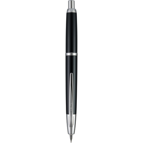 Brilliant design and ingenious engineering combine in the refined, elegant style of the world's first and favorite retractable fountain pen, the Vanishing Point by Pilot. The internal mechanism of this exceptionally crafted fountain pen allows the 18-karat gold nib to retract fully into the barrel when not in use. Vanishing Point is refillable for continued use with a cartridge or Pilot's CON-50 converter. The fountain pen is available in extra fine, fine, medium or broad point sizes. These pens arrive pack