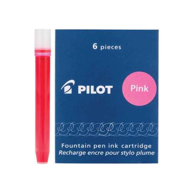 Namiki fountain pen ink cartridges are created using the highest standards and variations of color. Each hue provides an intense depth of color and consistency, rendering the highest performance from your most treasured fountain pens. Enjoy the rich colors of Japan with every stroke. For every creative endeavor, namiki provides the ultimate writing tool.

Each box includes 6 cartridges