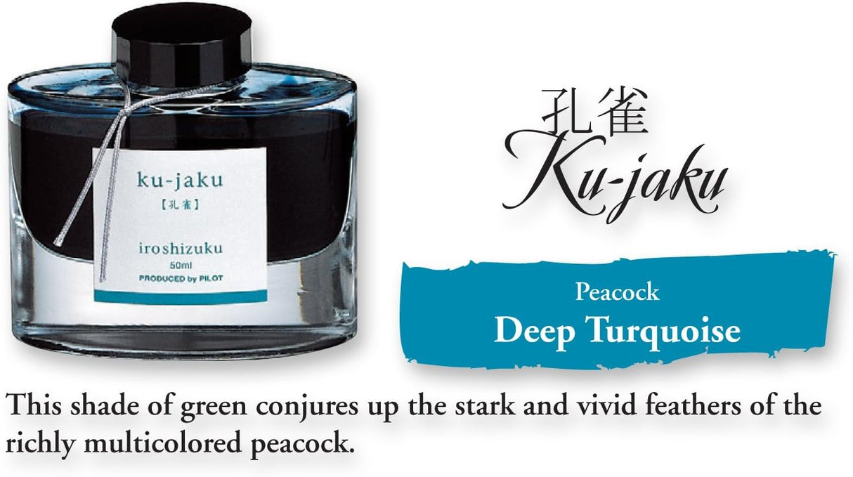 Pilot Iroshizuku 50ml Ink Bottle - Ku-Jaku