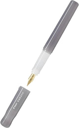 The Kakuno Fountain Pen Madoromi Color Series is a delightful blend of charm, functionality, and thoughtful design, perfect for both beginners and seasoned writers. Inspired by the concept of "Madoromi," meaning "peaceful and tranquil moments or a gentle, comfortable slumber," this series exudes a refined and calming aesthetic. The colorful transparent barrel elegantly reveals the ink inside, complemented by soothing pastel hues that create a serene and inviting writing experience.

Kakuno is a delightful, 