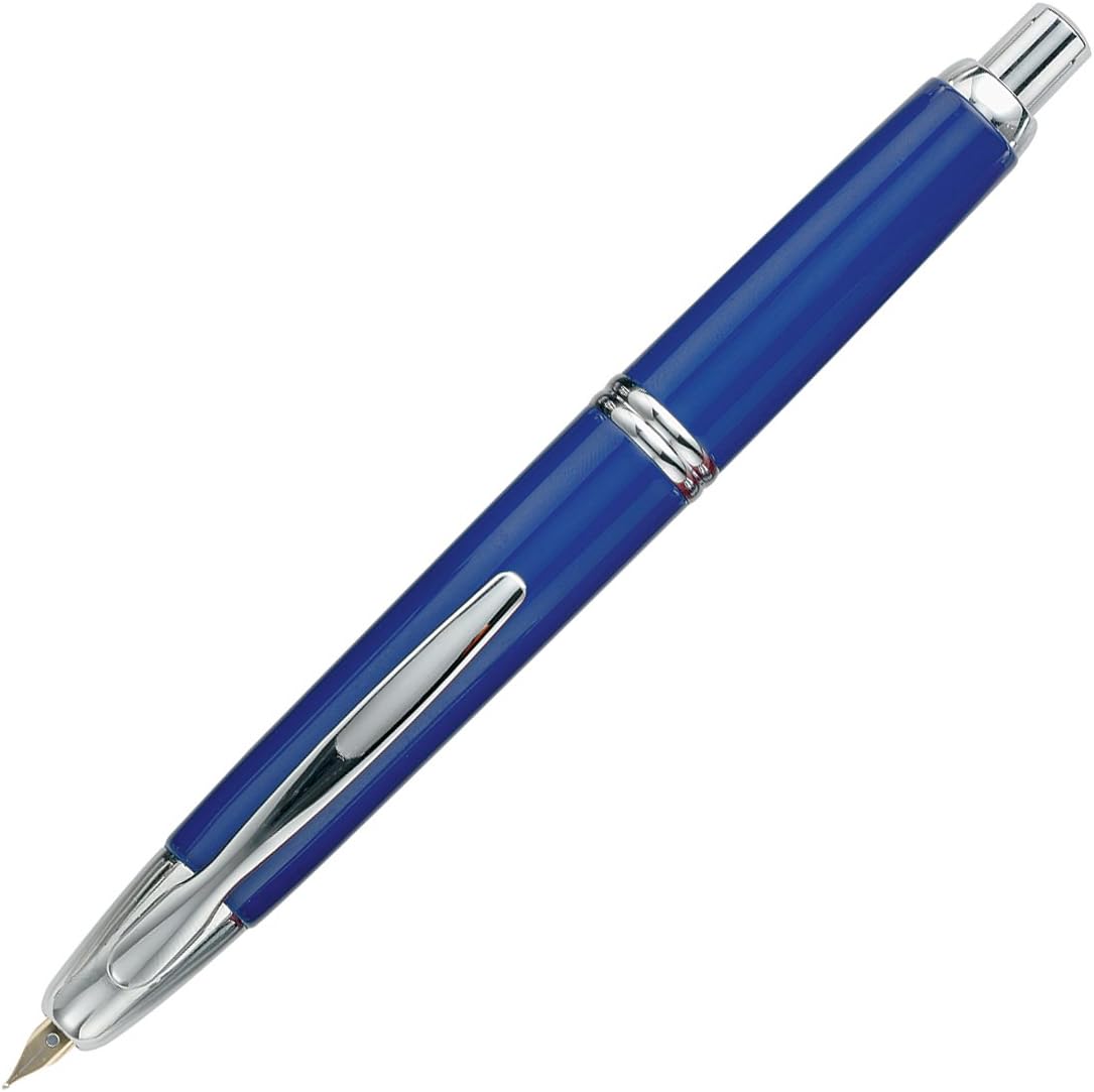 Brilliant design and ingenious engineering combine in the refined, elegant style of the world's first and favorite retractable fountain pen, the Vanishing Point by Pilot. The internal mechanism of this exceptionally crafted fountain pen allows the 18-karat gold nib to retract fully into the barrel when not in use. Vanishing Point is refillable for continued use with a cartridge or Pilot's CON-50 converter. The fountain pen is available in extra fine, fine, medium or broad point sizes. These pens arrive pack