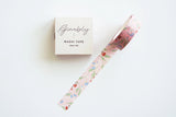 Cute, custom designed floral washi tape to add something extra to your stationery.