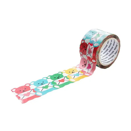 Stick a little love wherever it goes—this Beary Lovely sticker roll is packed with the cutest mail-delivering bears around. Each sweet little character holds a heart-stamped envelope, ready to add a pop of color and charm to your letters, packages, planners, and more.