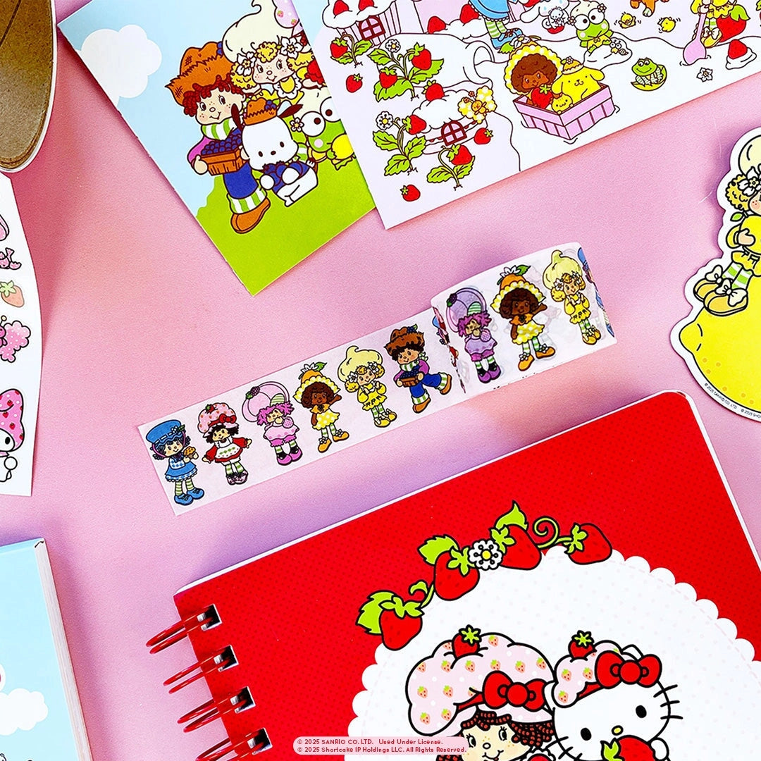 Featuring a lineup of colorful characters in fun outfits across a soft pastel background, it’s perfect for adding personality to planners, decorating snail mail, or creating the cutest borders on any page. Easy to tear, reposition, and layer, this is the kind of washi you’ll keep reaching for again and again.