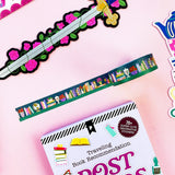 It's finally here - the washi of your dreams! Pipsticks washi tape is amazing paper tape that's removable with just the right amount of tack. It's perfect for crafting, wrapping and decorating everything in your life! Use it on your planner, bullet journal, inspo wall, snail mail, ANYTHING!!