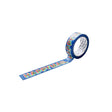 Say it loud, stick it everywhere. This HAPPY MAIL washi tape brings bold rainbow lettering across a rich blue backdrop for instant feel-good vibes on every project. The chunky, layered letters give it that playful, retro pop that stands out on envelopes, journals, planners, and packages. Tearable, repositionable, and easy to love, it’s perfect for sealing up snail mail, adding a colorful edge to pages, or turning any ordinary moment into happy mail-worthy magic.