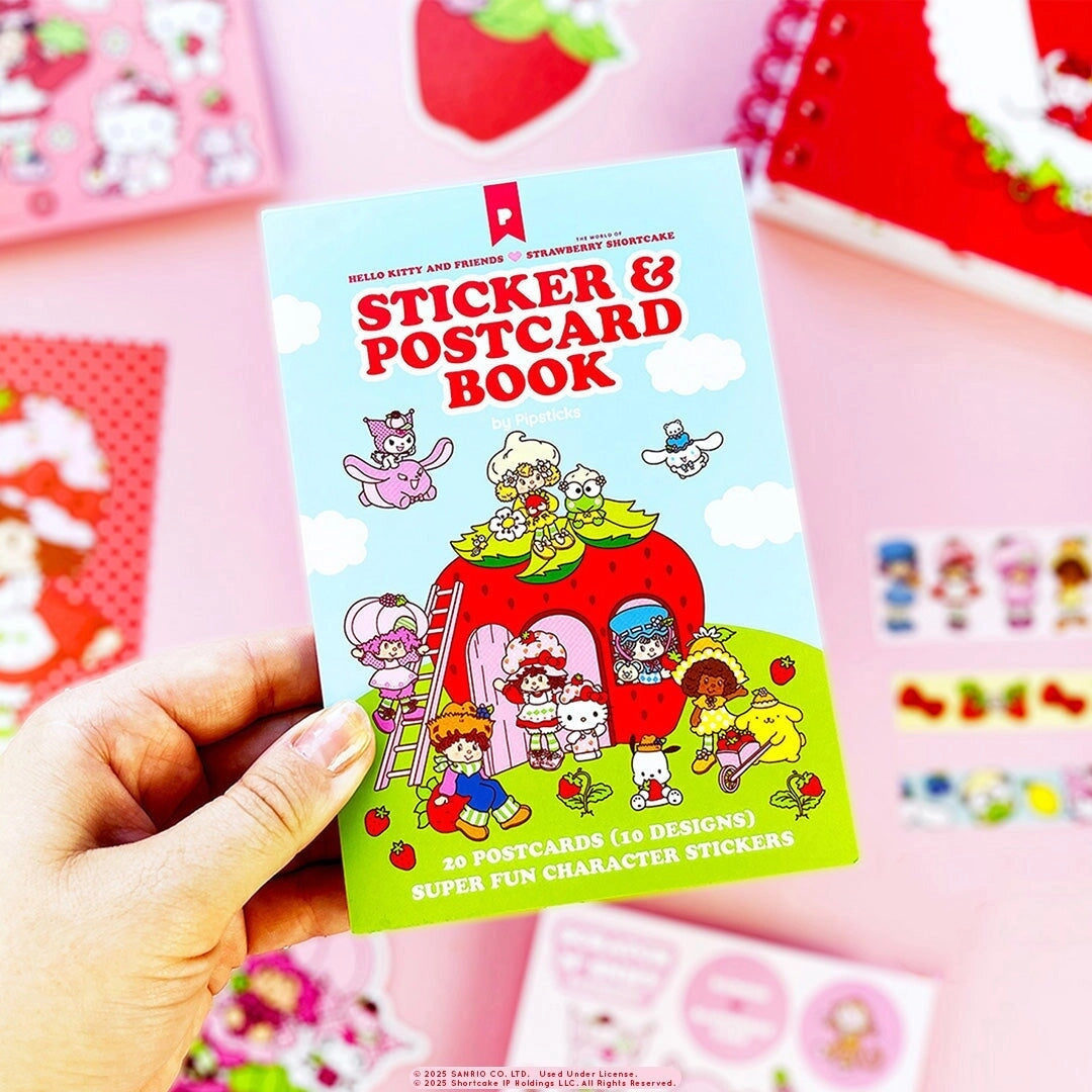 Part sticker book, part postcard set—this Hello Kitty & Friends x Pipsticks Sticker & Postcard Book is packed with colorful, sendable cuteness 💌 Featuring 20 postcards (10 unique designs) plus tons of matching character stickers, it’s perfect for decorating, collecting, or popping in the mail to make someone’s day. Each page is filled with bright, playful scenes and your fave characters, making it just as fun to flip through as it is to use.