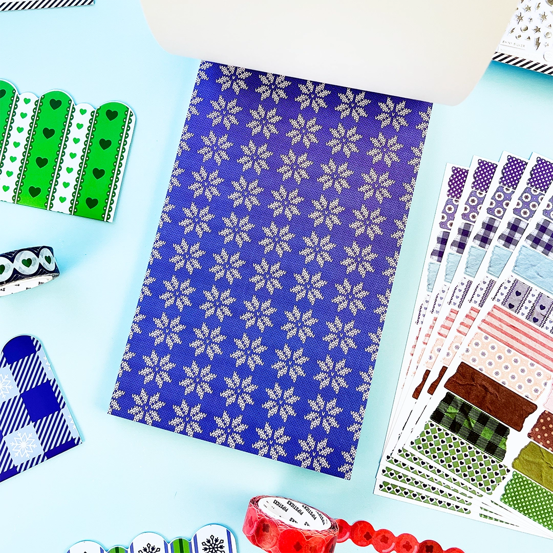 You asked, we delivered! Introducing our new Winter inspired Junk Journal sticker book! With Frames, borders, patterns and alphabets you'll be able to document every moment of your life with whimsy and delight! Perfect to junk journal, collage, and scrapbook your way through the season. 