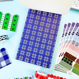 You asked, we delivered! Introducing our new Winter inspired Junk Journal sticker book! With Frames, borders, patterns and alphabets you'll be able to document every moment of your life with whimsy and delight! Perfect to junk journal, collage, and scrapbook your way through the season. 