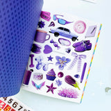 Your sticker stash is about to get very color-coordinated 🌈 Sticker the Rainbow Book Vol. 2: In Real Life is packed with 1500+ photorealistic stickers in every shade imaginable, from juicy lemons and shiny silver treasures to butterflies, vintage objects, florals, gems, and colorful everyday finds. With 30 pages of ultra-realistic stickers (plus 4 pages of alphabet + number stickers!), this book is basically a rainbow treasure hunt for your journal, planner, snail mail, laptop, or craft cart.