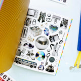 Your sticker stash is about to get very color-coordinated 🌈 Sticker the Rainbow Book Vol. 2: In Real Life is packed with 1500+ photorealistic stickers in every shade imaginable, from juicy lemons and shiny silver treasures to butterflies, vintage objects, florals, gems, and colorful everyday finds. With 30 pages of ultra-realistic stickers (plus 4 pages of alphabet + number stickers!), this book is basically a rainbow treasure hunt for your journal, planner, snail mail, laptop, or craft cart.