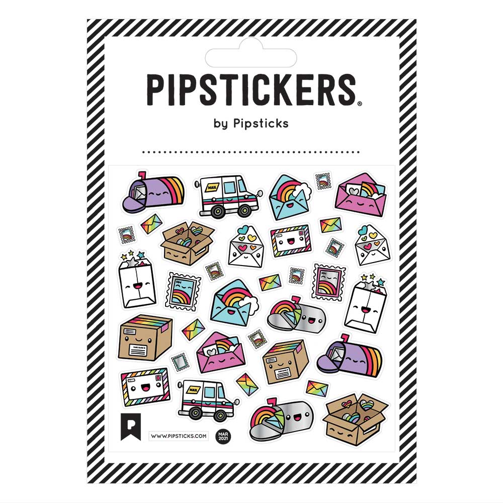 Pipsticks Sticker Sheet - Delivering Happiness