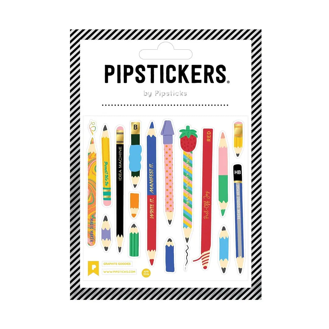 Bring a pop of color to your pages with this pencil-packed sticker sheet, filled with bright, playful designs that feel straight out of your dream pencil case. From classic yellow pencils to patterned, novelty styles and fun little details, each sticker is crisp, colorful, and ready to stand out. It’s a mix of school-day nostalgia and fresh, graphic charm that works anywhere you stick it.