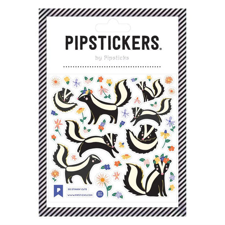 PipStickers are the PERFECT gift for the sticker lover in your life - even if it's you! These unique PVC designs with holographic gold foil accents come on a clear backing and cannot be found anywhere else.

Includes one 4" x 4" sheet of So Stinkin' Cute PipStickers and includes the Pipsticks manifesto.