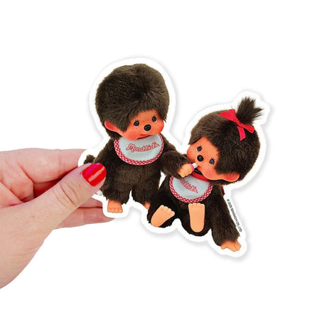 Pipsticks - Monchhichi Boy & Girl Vinyl Sticker