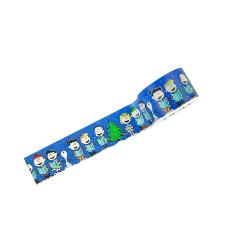 Peanuts holiday Wash is finally here! Pipsticks washi tape is amazing paper tape that's removable with just the right amount of tack. It's perfect for crafting, wrapping and decorating everything in your life! Use it on your planner, bullet journal, inspo wall, snail mail, ANYTHING!!

Includes one 30mm x 10m roll of Peanuts Go Caroling Washi.