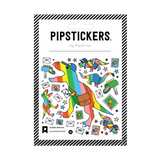 PipStickers are the PERFECT gift for the sticker lover in your life - even if it's you! These unique PVC designs with silver foil accents come on a clear backing and cannot be found anywhere else.

Includes one 4" x 4" sheet of Rainbow Roar Mail PipStickers and includes the Pipsticks manifesto.