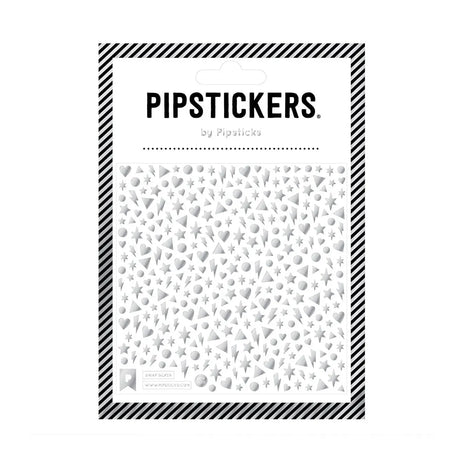 Teeny stickers in the most DREAMY silver foil adorn this PipSticker sheet. WIth more than 350 tiny stickers you can add a little (or a lot!) of sparkle on everything you touch! Perfect for journaling, crafting, and adding some glittery touches to all your mail and projects! 

Includes one 4" x 4" sheet of Shiny Silver PipStickers with 390 individual stickers. 