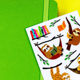 PipStickers are the PERFECT gift for the sticker lover in your life - even if it's you! These unique PVC designs with gold foil accents come on a clear backing and cannot be found anywhere else.

Includes one 3" x 7" sheet of Slow Reads PipStickers and includes the Pipsticks manifesto.