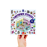 Welcome to Tinytown - where STICKERS make your world come to life!

With 10 scenes and over 450 of the cutest stickers at your fingertips, you can design, decorate, and dream up our very own sticker world. Arrange furniture, merchandise shelves, and give each scene a story of its own—you’re the architect of this magical Tinytown!

Perfect for on-the-go entertainment, or meditative stickering (it’s a thing!), this book was made for sticker lovers, storytellers, and crafty creatives of all ages! 

Includes: 
