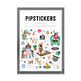 PipStickers are the PERFECT gift for the sticker lover in your life - even if it's you! These unique PVC designs with silver foil accents come on a clear backing and cannot be found anywhere else.

Includes one 4" x 4" sheet of WFH Zoomies PipStickers and includes the Pipsticks manifesto.