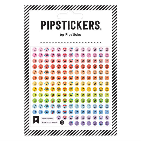 Pipsticks Sticker Sheet -&nbsp;Emoji Rainbow