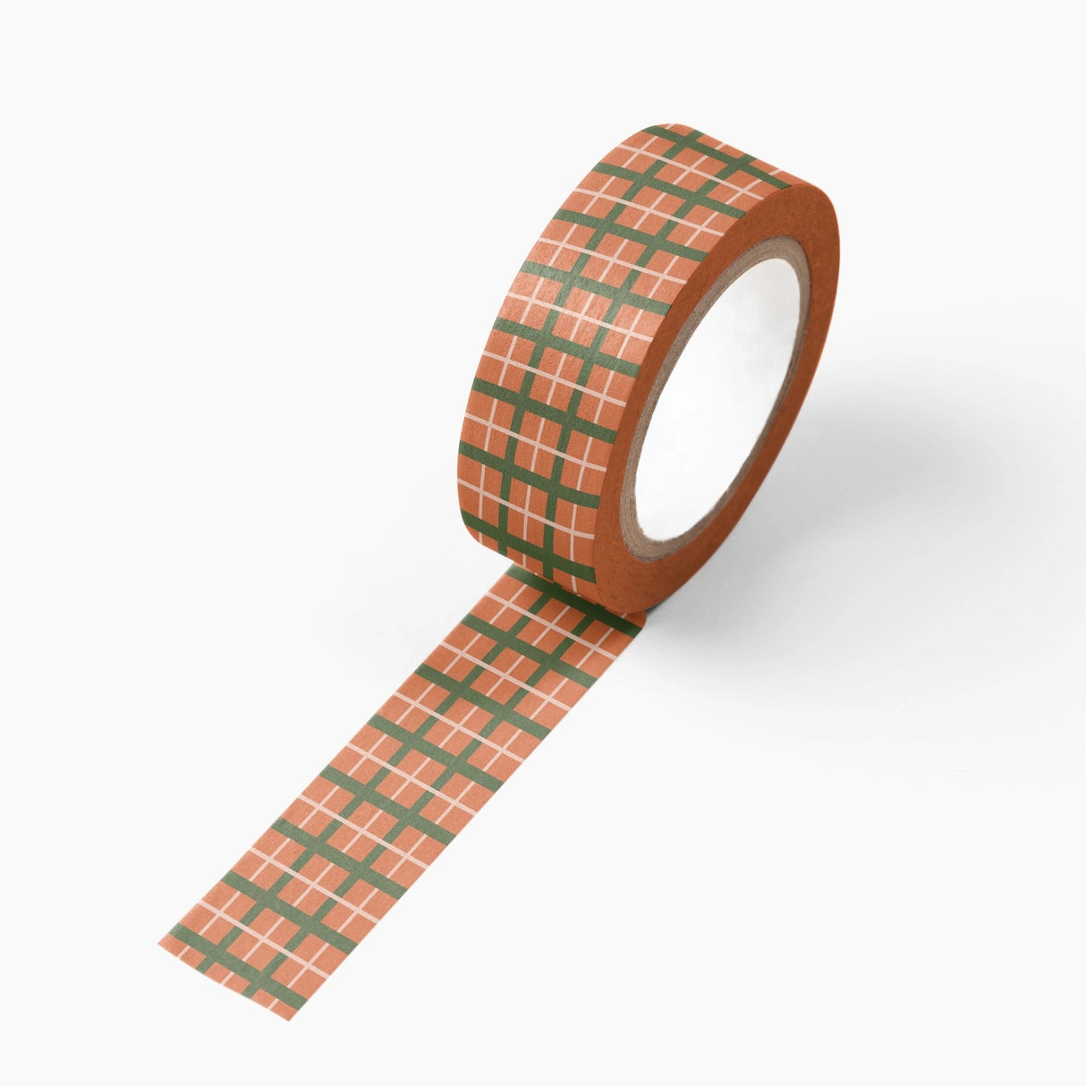 Bring a classic look to your creative projects with our Plaid Washi Tape. This roll showcases a sophisticated plaid pattern that’s ideal for enhancing journals, cards, and home décor. The tape’s durable yet easily removable adhesive ensures a smooth application, adding a touch of elegance to your crafting with minimal effort.

Additional Details:
- 15 mm width
- 10 m length