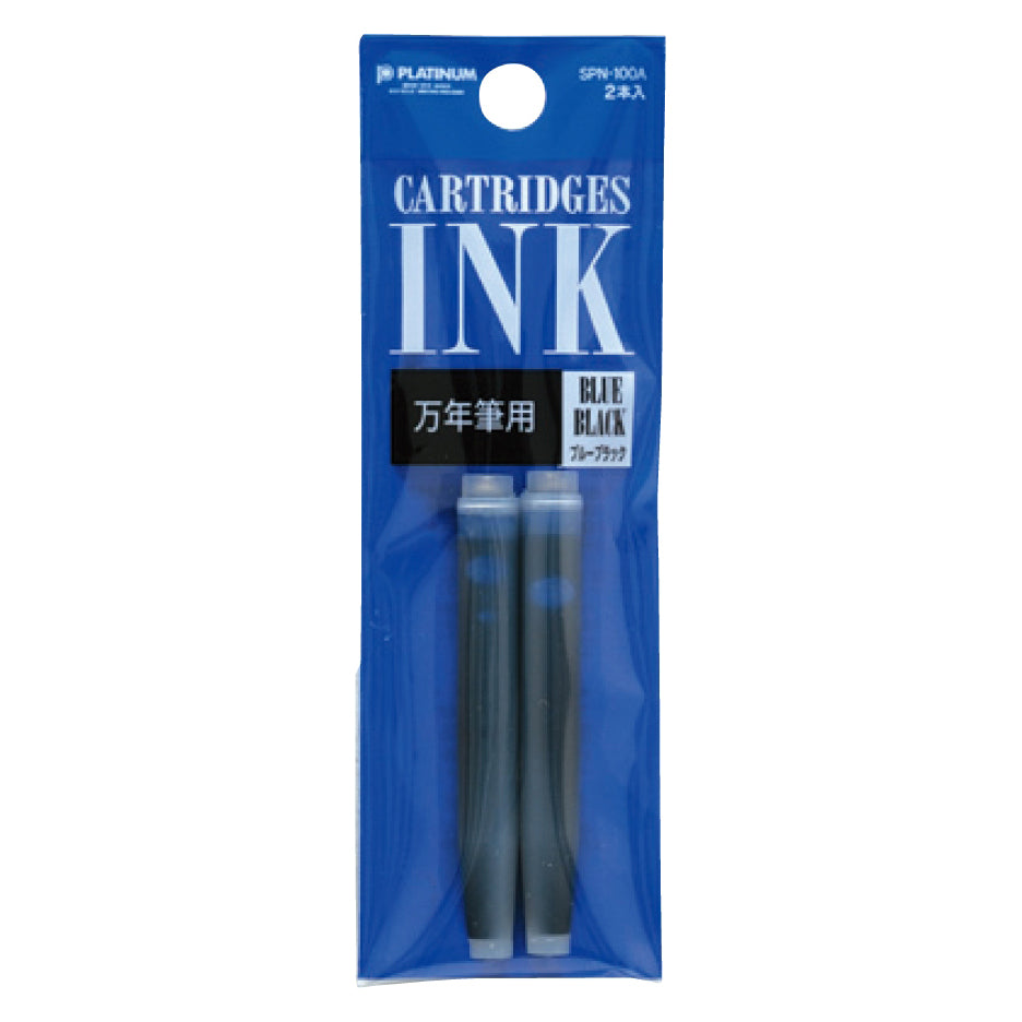 Platinum Plaisir Ink Cartridges - Blue Black