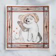 A series of astrology stickers that has a cat design for each zodiac sign! This enchanting design is perfect for astrology lovers, cat enthusiasts, and anyone who adores whimsical details. Printed on durable white vinyl, this sticker is waterproof, UV-proof, and long-lasting — ideal for decorating water bottles, laptops, journals, or gifts.