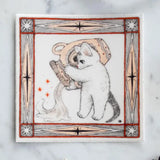 A series of astrology stickers that has a cat design for each zodiac sign! This enchanting design is perfect for astrology lovers, cat enthusiasts, and anyone who adores whimsical details. Printed on durable white vinyl, this sticker is waterproof, UV-proof, and long-lasting — ideal for decorating water bottles, laptops, journals, or gifts.