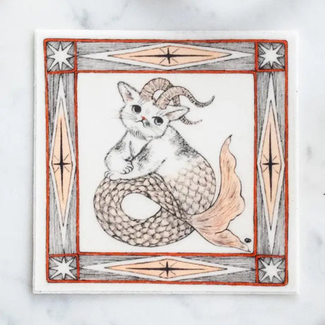 A series of astrology stickers that has a cat design for each zodiac sign! This enchanting design is perfect for astrology lovers, cat enthusiasts, and anyone who adores whimsical details. Printed on durable white vinyl, this sticker is waterproof, UV-proof, and long-lasting — ideal for decorating water bottles, laptops, journals, or gifts.